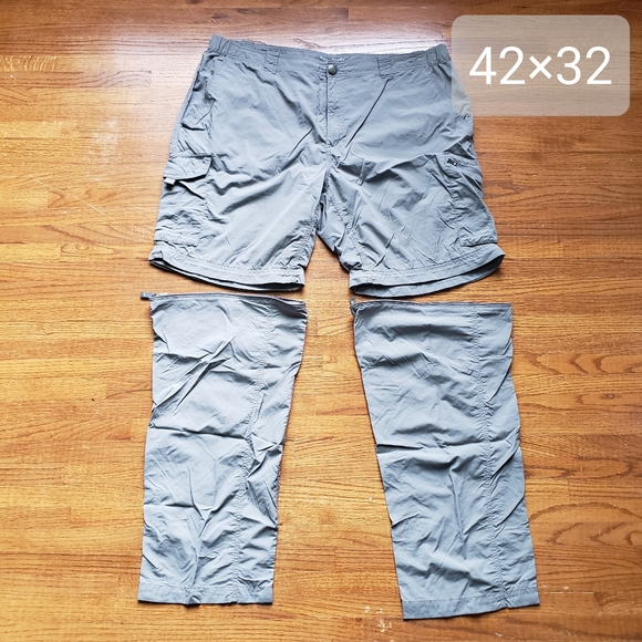 Columbia | Omni-Shade Convertible Outdoor Hiking Pants-Shorts | 42×32 - Picture 1 of 5